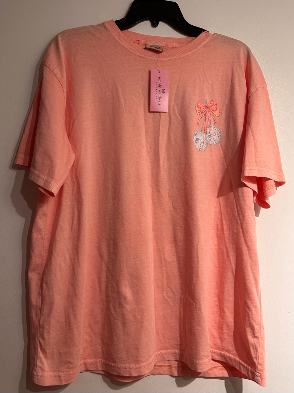 Simply Southern Tee Set - Seafoam, Charcoal, Coral, Tan - all 4 - Picture 7 of 9